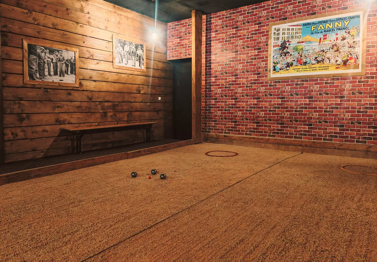 Les terrains de pétanque du Comptoir de Fanny
